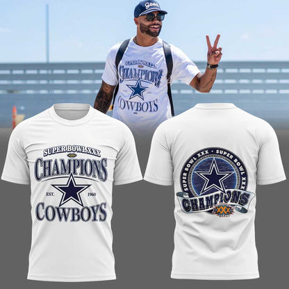 Special New Dallas Cowboys Super Bowl XXX Tshirt