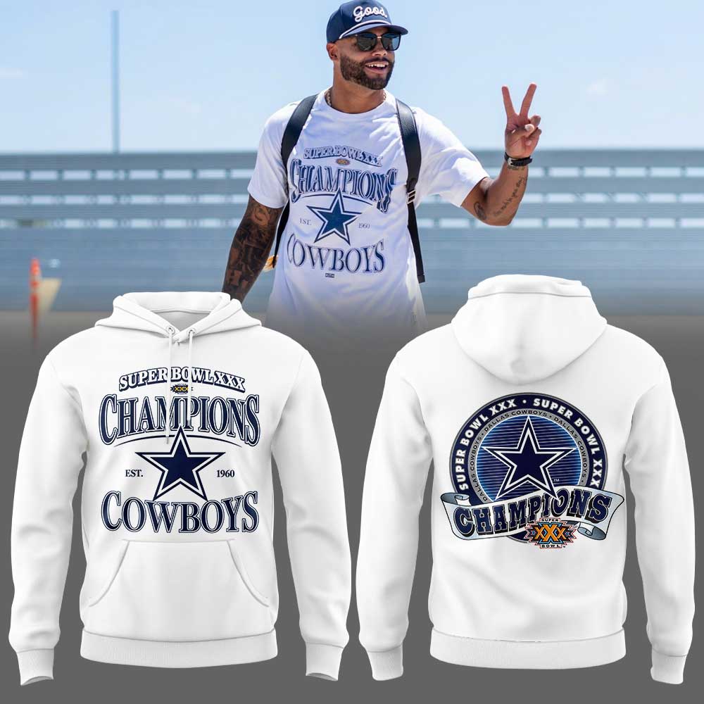 Special New Dallas Cowboys Super Bowl XXX Hoodie