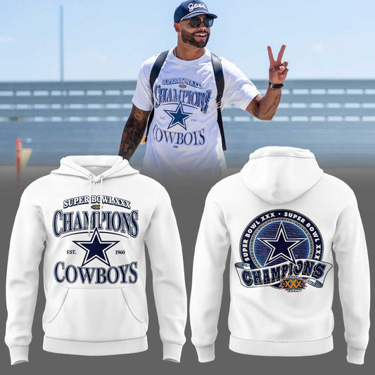 Special New Dallas Cowboys Super Bowl XXX Hoodie