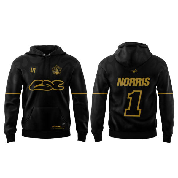 . McLaren F1 Team 2026 LANDO NORRIS GRANDSTAND LN1 Signature Hoodie Black