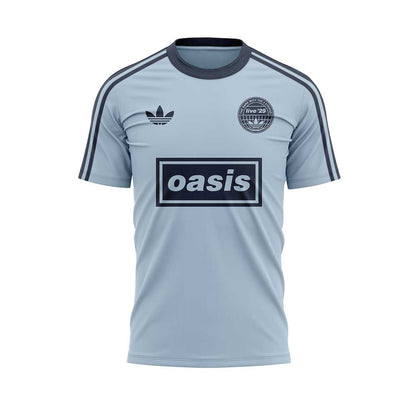 . Limited Edition Oasis “Live ’25” London Ocean Blue Oasis 25 Signature Shirt