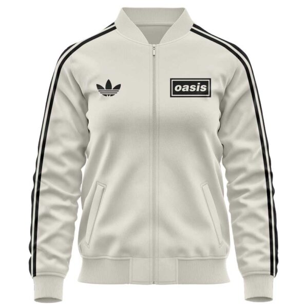. Limited Edition Oasis “Live ’25” London Cream Signature Zip Jacket
