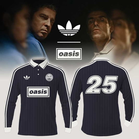 . OASIS LIVE ’25 DROP 2 Black Long Polo