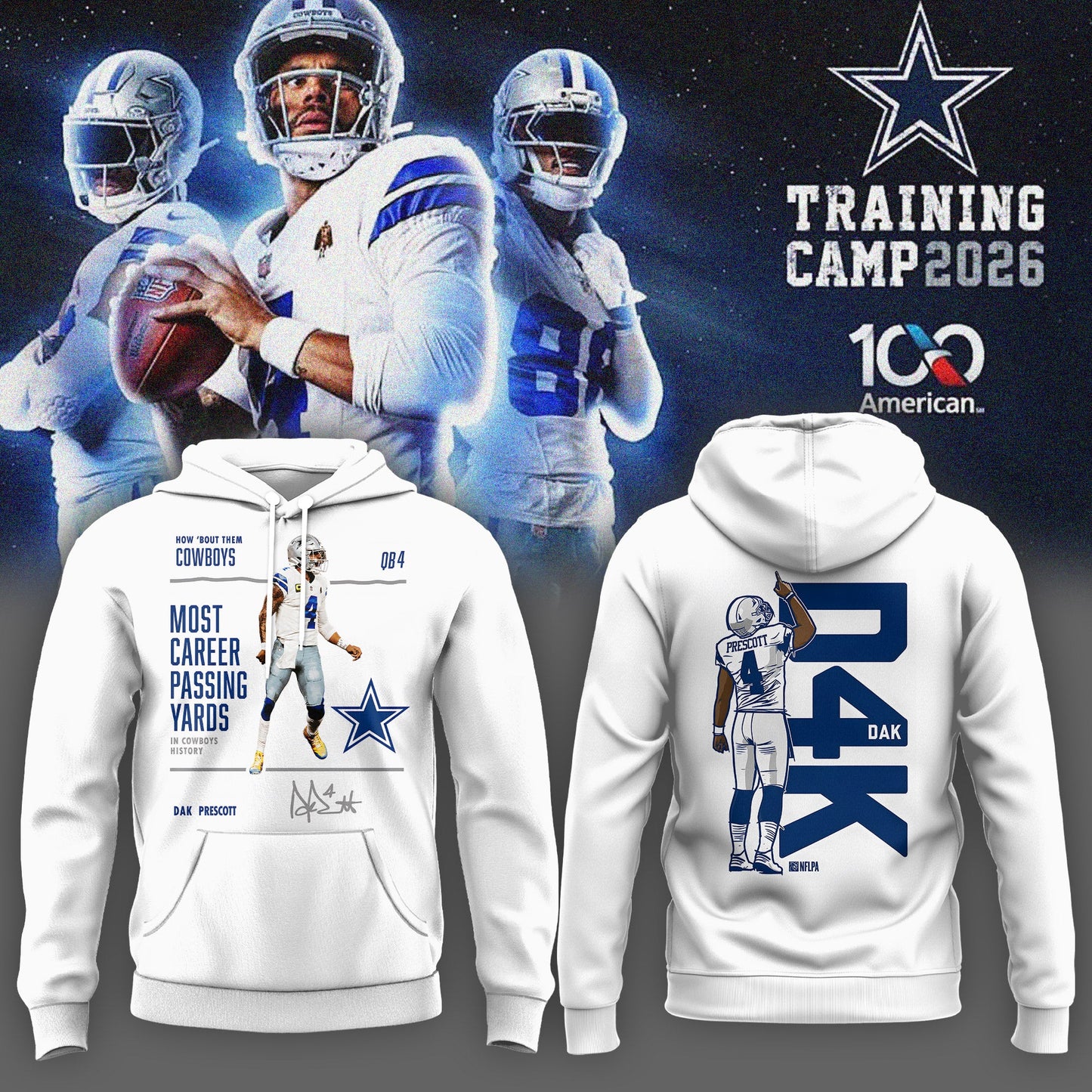 Dallas Football Training Camping ’26 Hoodie