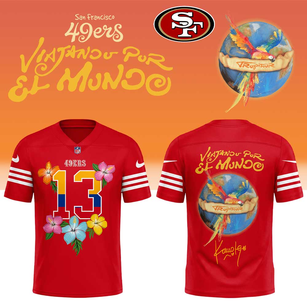 San Francisco 49ers x Back-to-back nights with the one and only Karol G Football Jersey