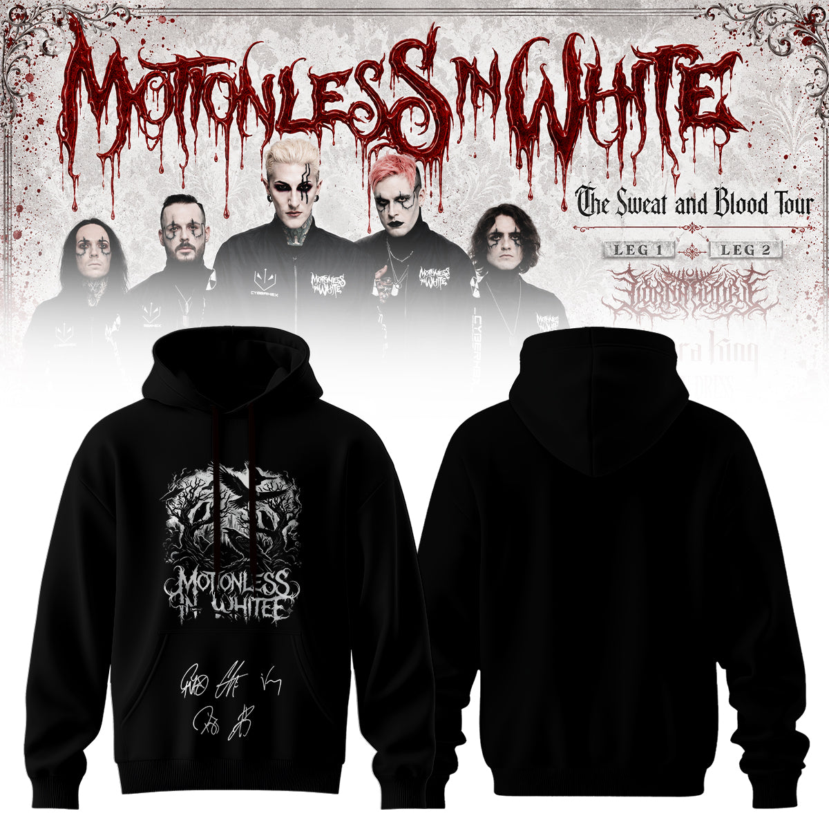 Limited Edition The Sweat & Blood Tour 2026 Hoodie