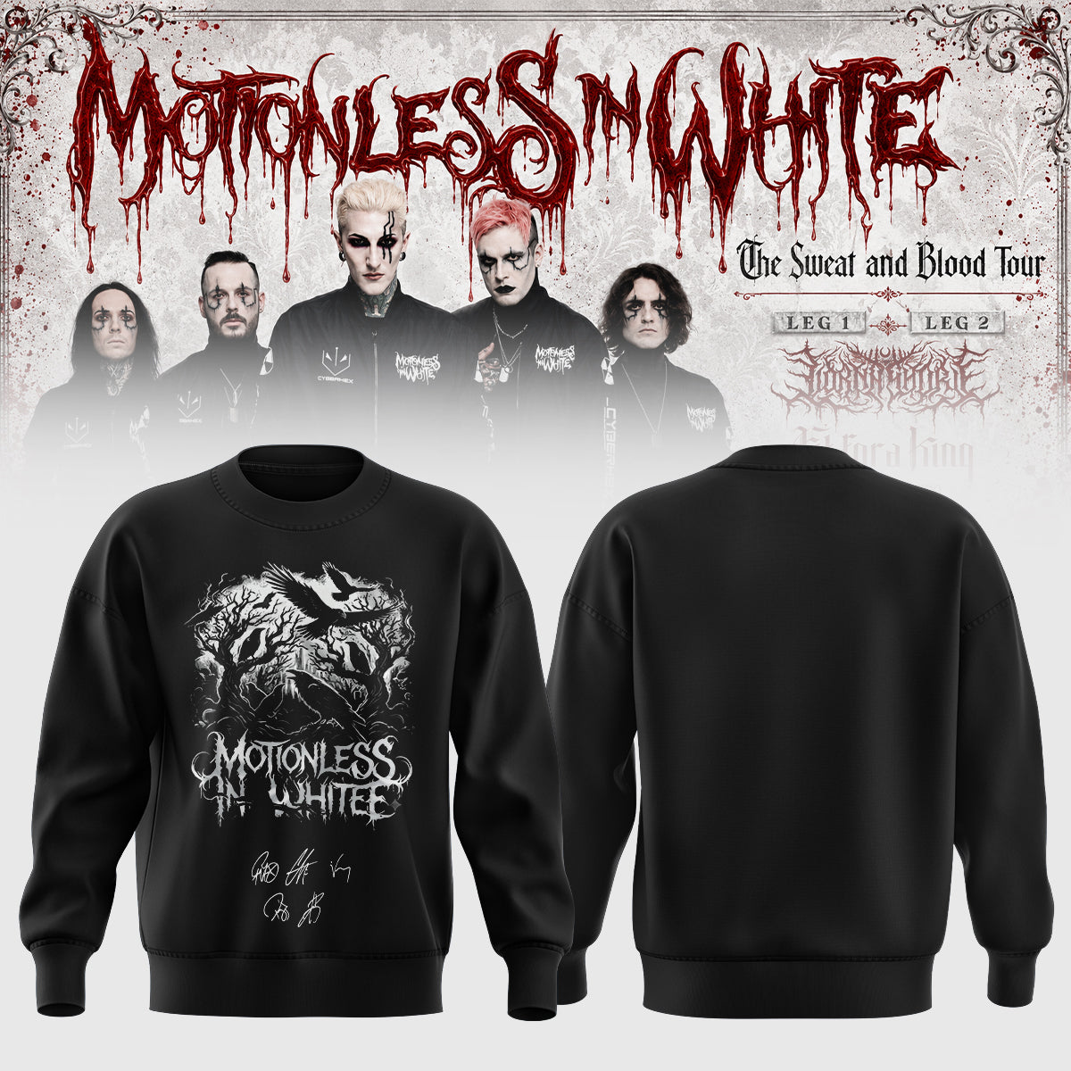 Limited Edition The Sweat & Blood Tour 2026 Sweatshirt