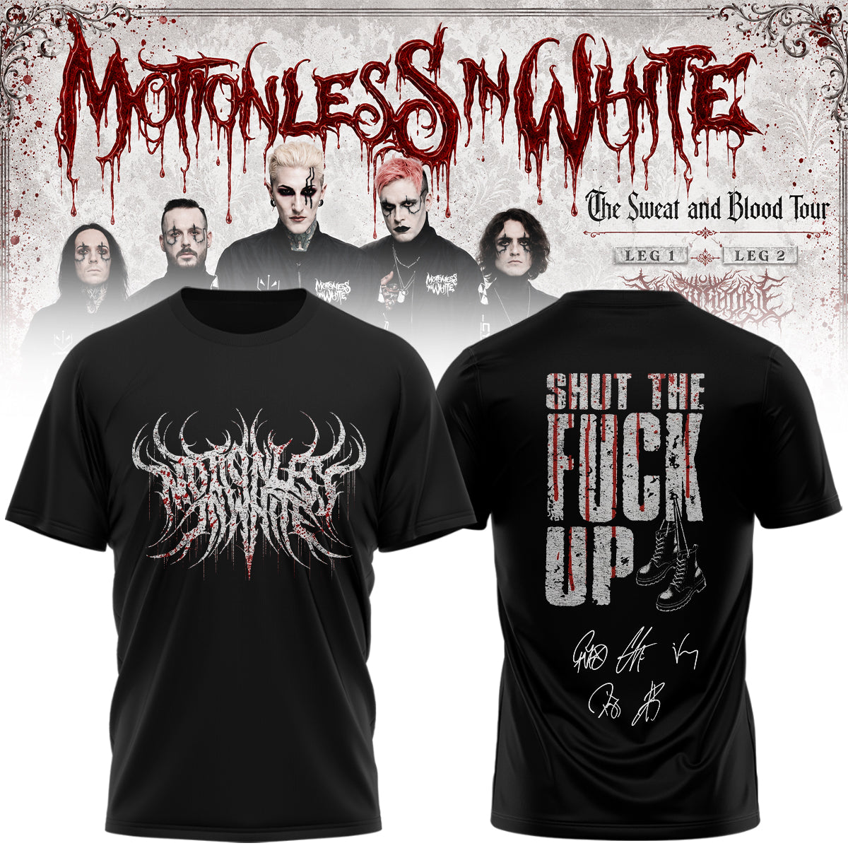 Limited Edition The Sweat & Blood Tour 2026 Tshirt