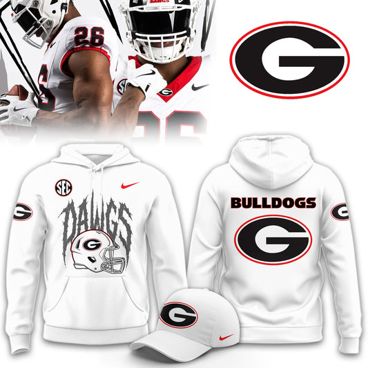 .Georgia Bulldogs Whiteout Dress Code Limited Hoodie NN