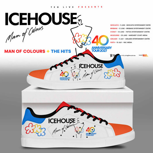 ICEHOUSE — MAN OF COLOURS 40TH ANNIVERSARY TOUR SHOES