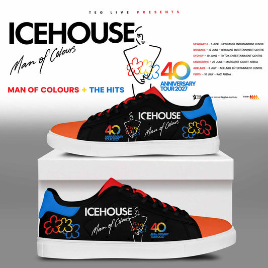 ICEHOUSE — MAN OF COLOURS 40TH ANNIVERSARY TOUR SHOES