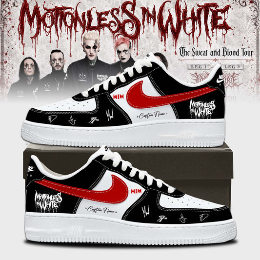 Motionless In White “The Sweat and Blood Tour 2026” Signature Limited Edition AF1