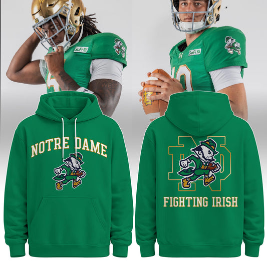 Notre Dame Kelly Green Personalized Hoodie 2026