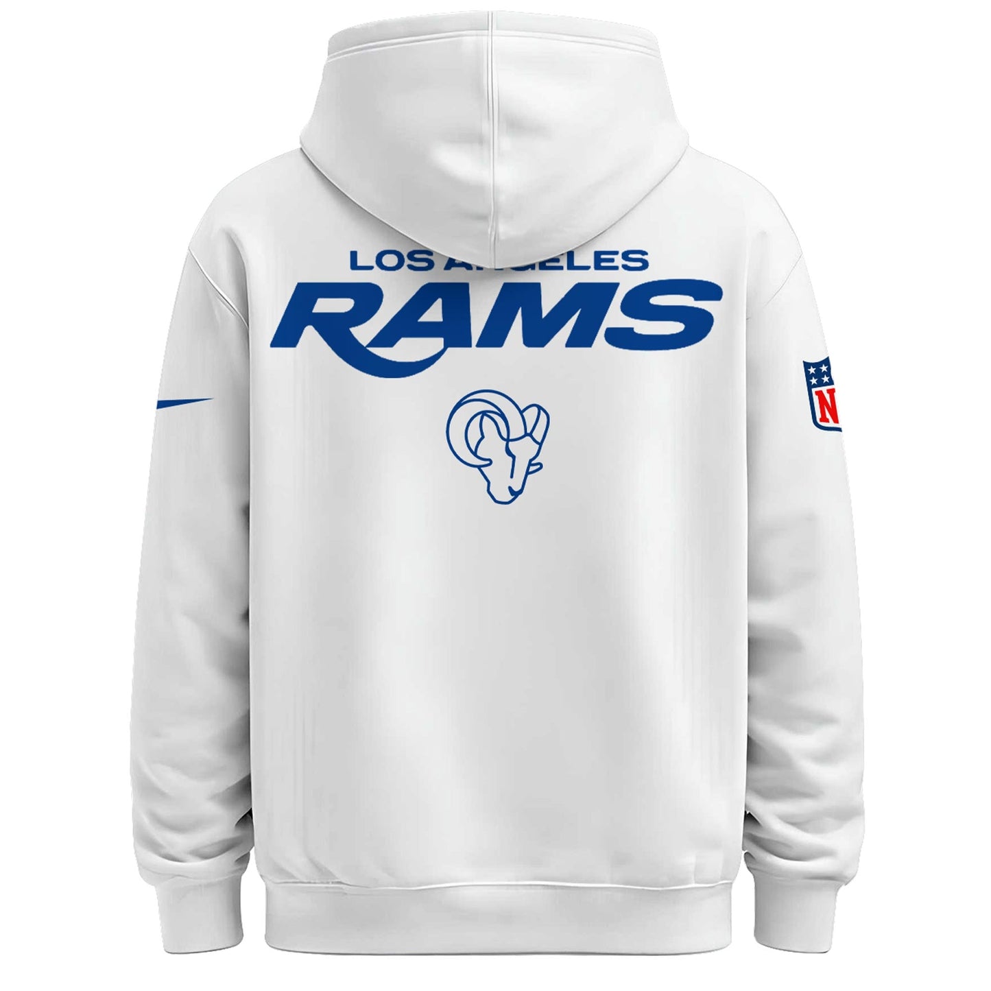 LAR Rams Classic Sol White Hoodie