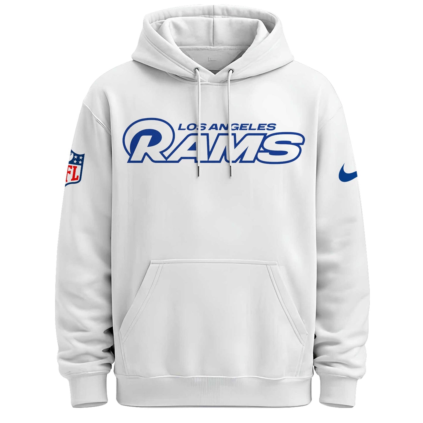 LAR Rams Classic Sol White Hoodie