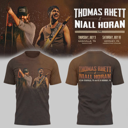 Limited Edition Thomas Rhett & Niall Horan “Soundtrack To Life Tour 2026” T-Shirts HP26072101T10