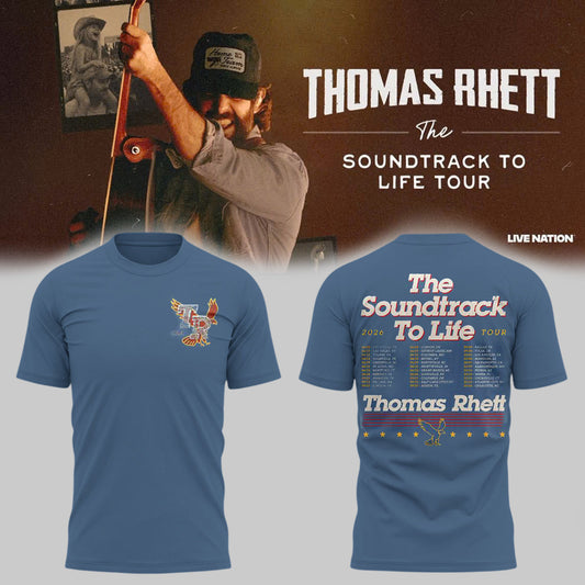 Limited Edition Thomas Rhett “Soundtrack To Life Tour 2026” T-Shirts HP26072101T5