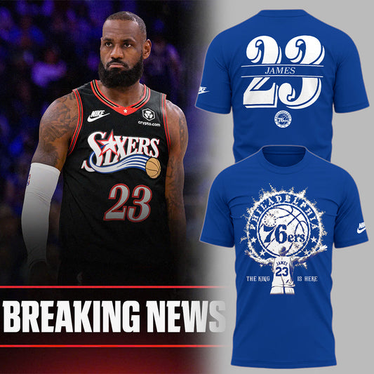 Limited Edition LeBron James Philadelphia 76ers T-Shirts