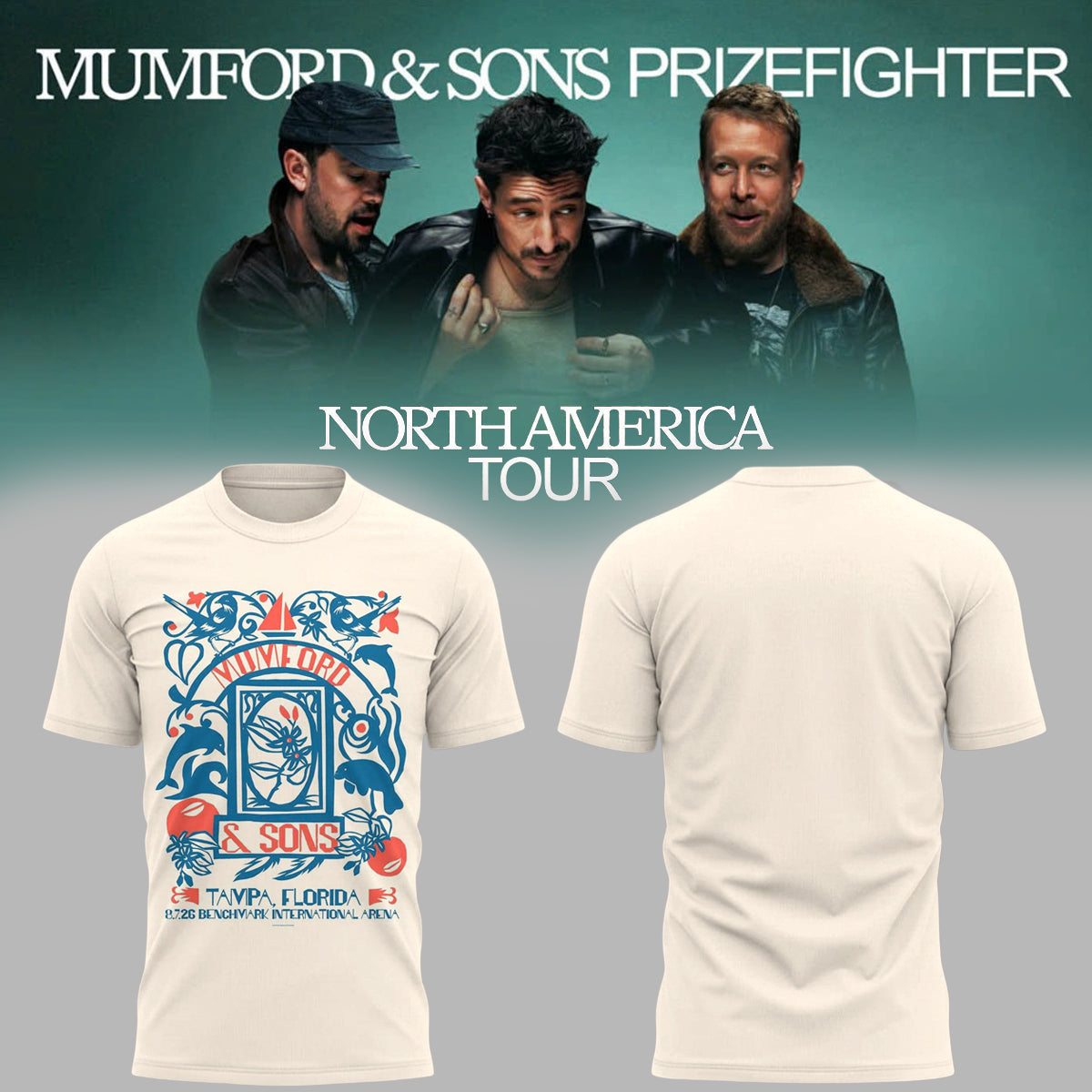 Limited Edition Prizefighter Tour At Madison Square Garden In New York, NY On August 11,12,13 2026 T-Shirts