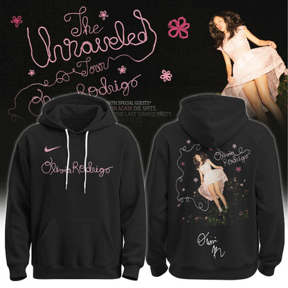 Olivia Rodrigo – The Unraveled Tour 2026/27 Hoodie Black