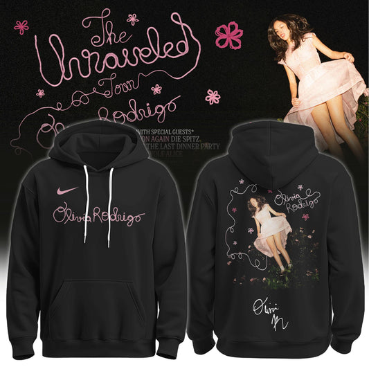 Olivia Rodrigo – The Unraveled Tour 2026/27 Hoodie Black