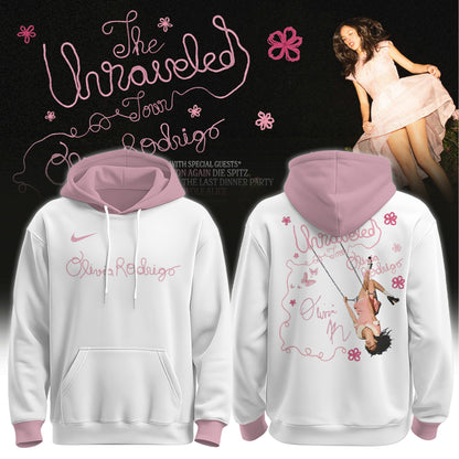 Olivia Rodrigo – The Unraveled Tour 2026/27 Hoodie White