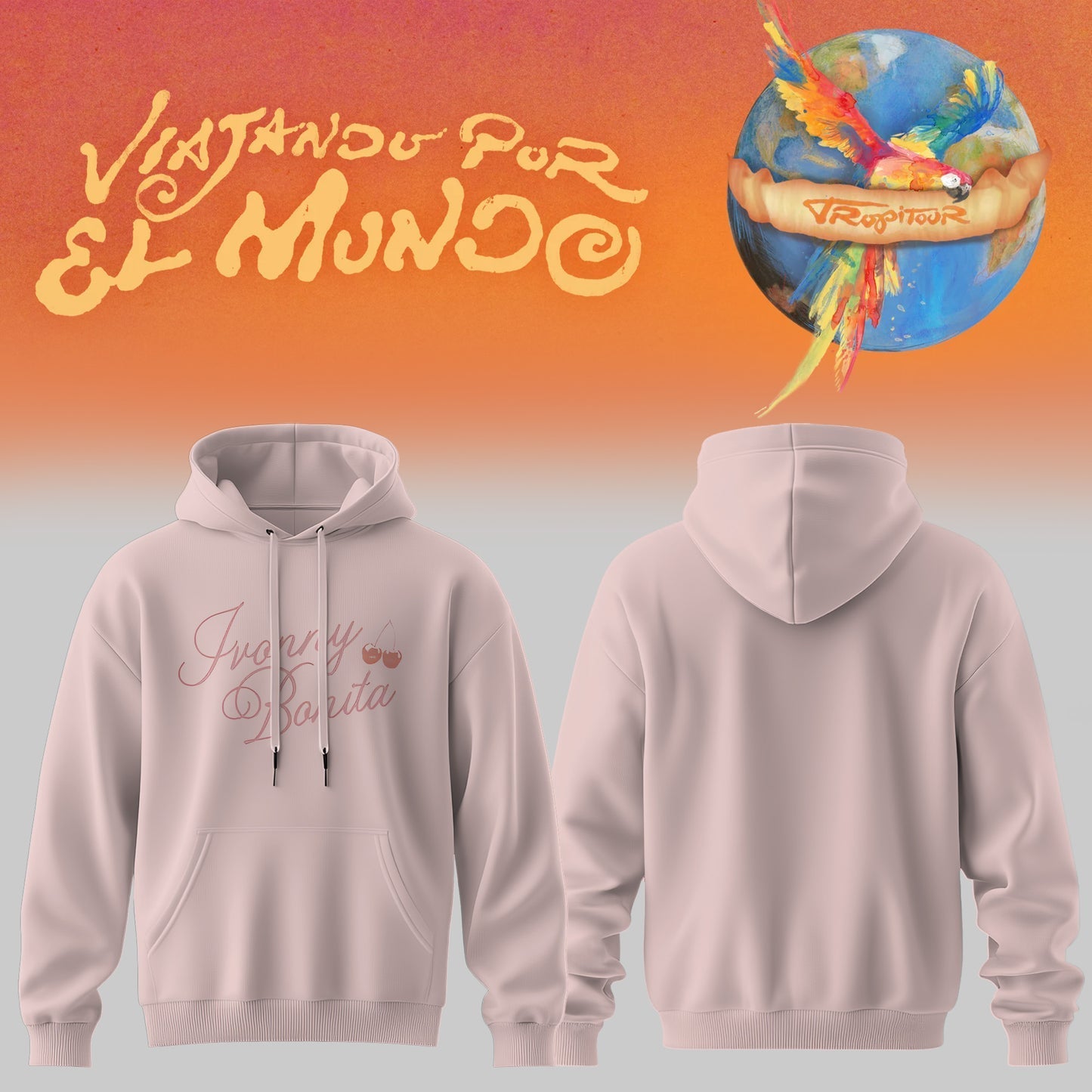 Karol G Viajando Por El Mundo Tropitour Limited Hoodie