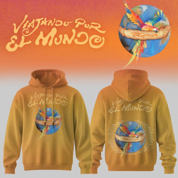 .Karol G Viajando Por El Mundo Tropitour Limited Hoodie
