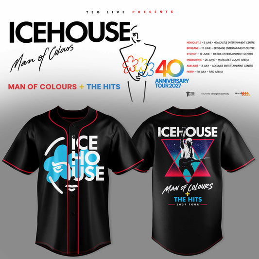 ICEHOUSE — MAN OF COLOURS 40TH ANNIVERSARY TOUR JERSEY