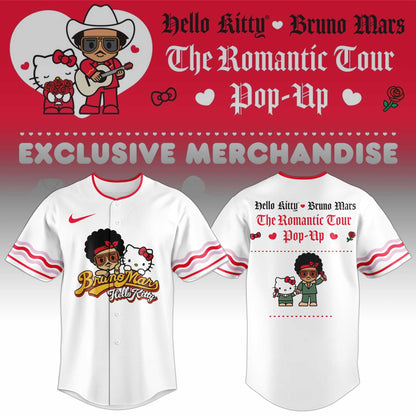 Hello Kitty ❤️ Bruno Mars The Romantic Tour 2026 Jersey