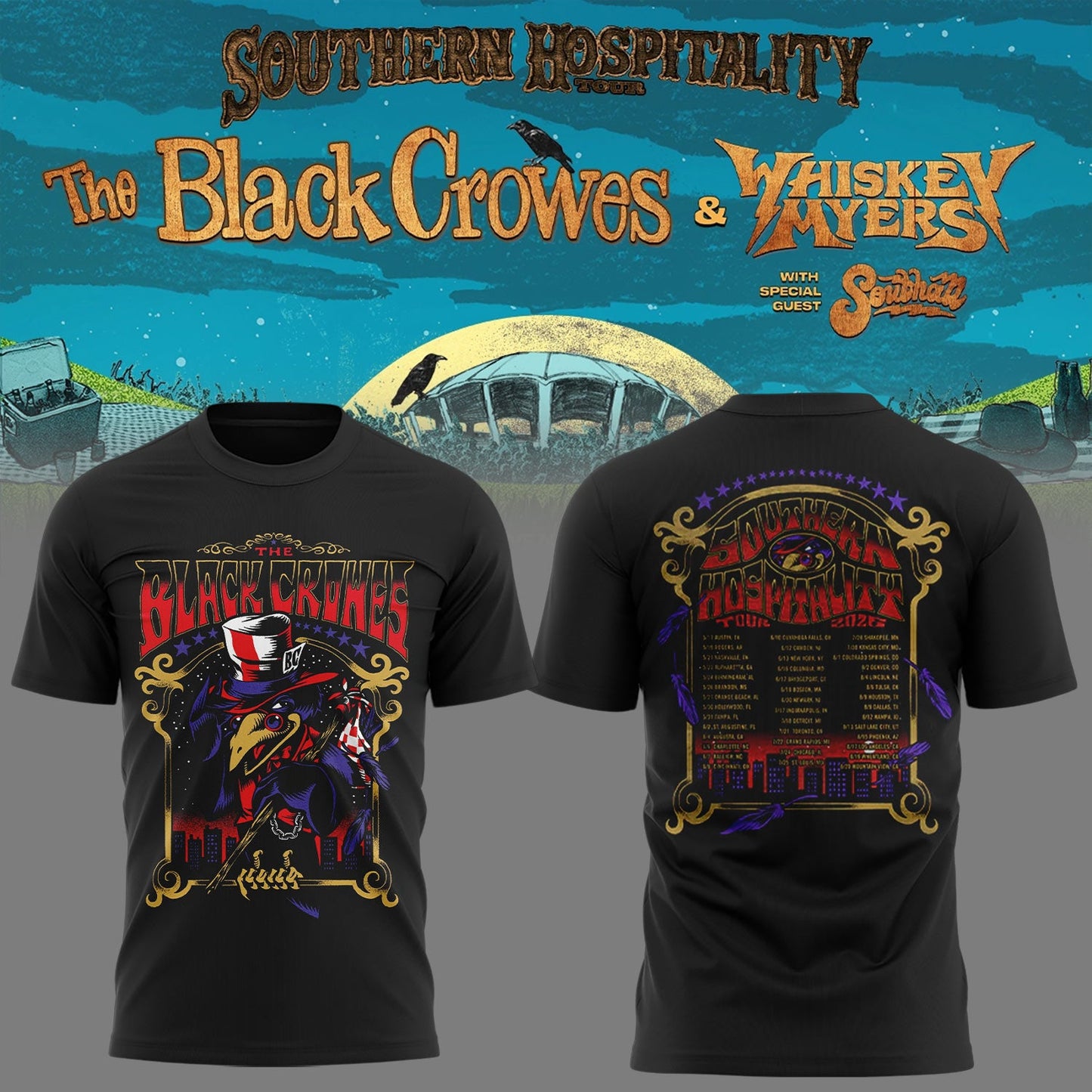 Limited Edition Southern Hospitality Tour Tshirt