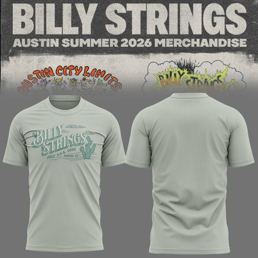 Limited Edition Billy Strings tour 2026 tshirt-KC07032615