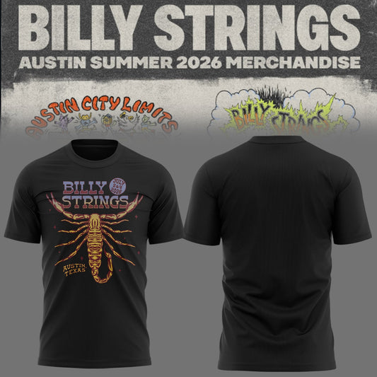 Limited Edition Billy Strings tour 2026 tshirt-KC07032616