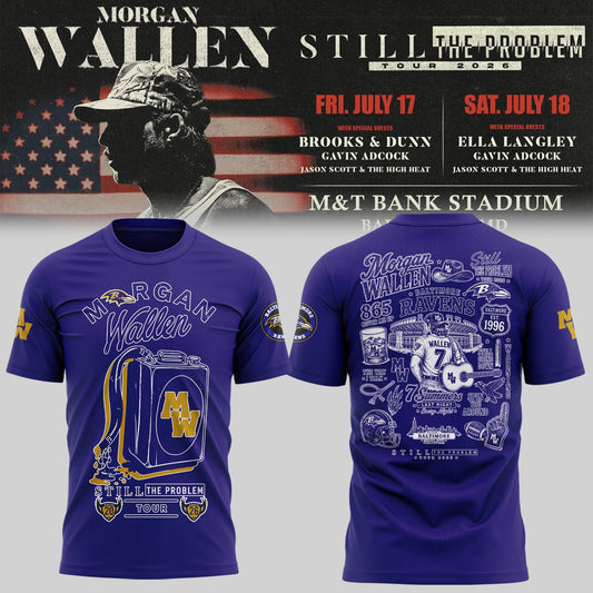 MW “Still The Problem Tour”at M&T Bank Stadium,MD Shirt-KC07182611