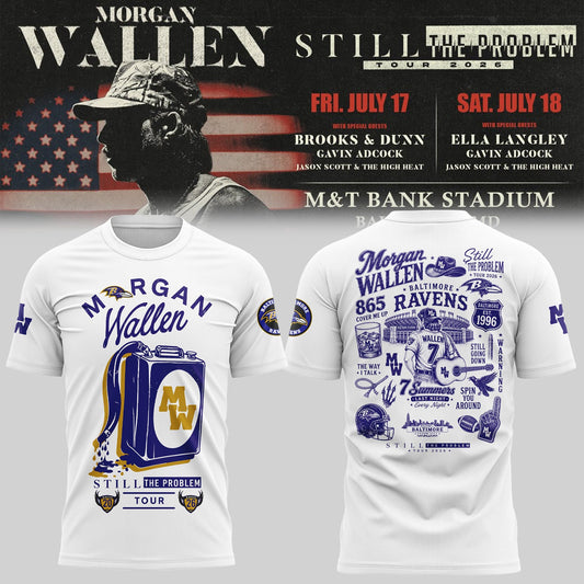 MW “Still The Problem Tour”at M&T Bank Stadium,MD Shirt-KC07182616