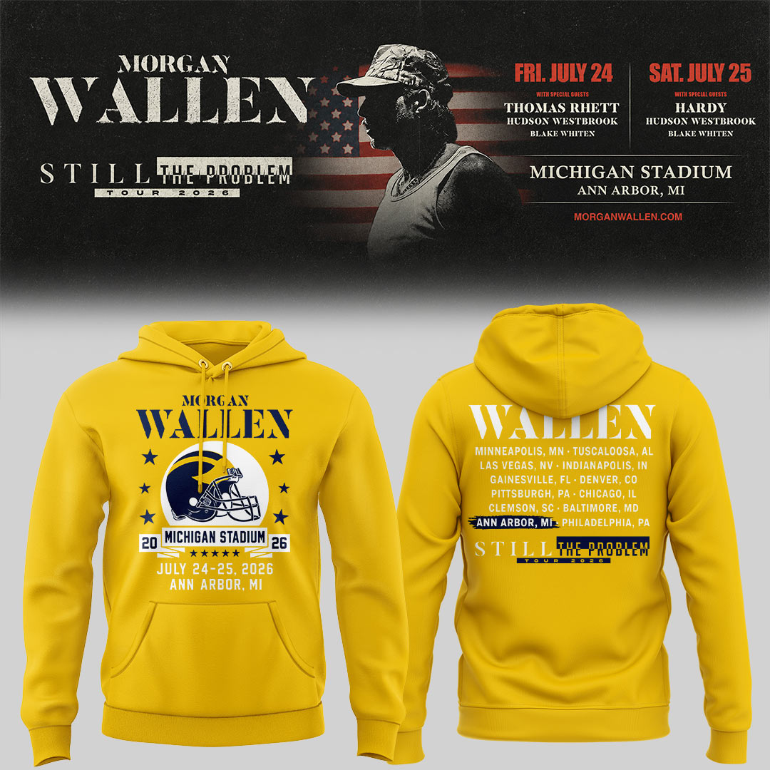 Exclusive Morgan Wallen x Michigan Football Hoodie 2026