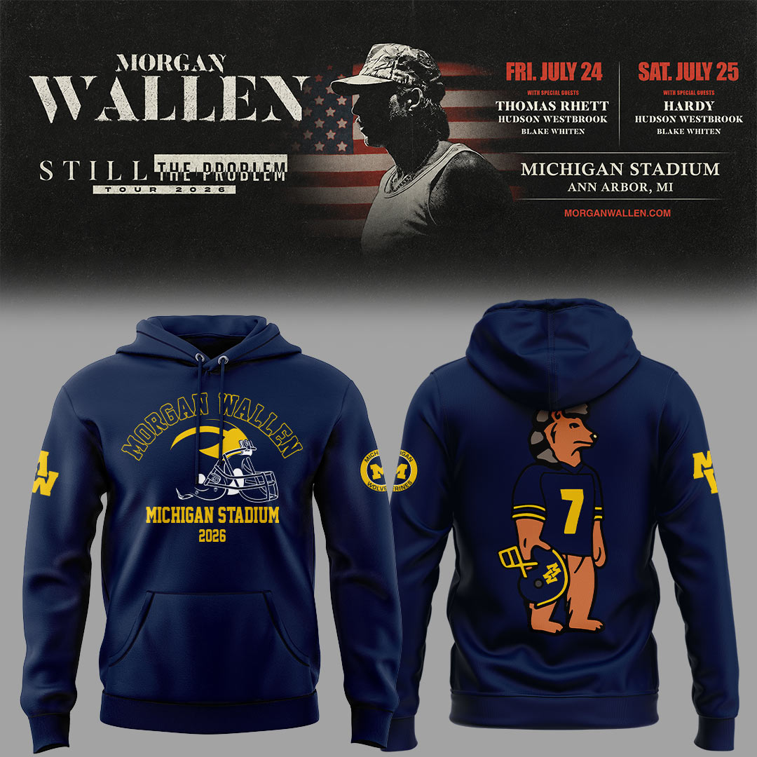 Exclusive Morgan Wallen x Michigan Football Hoodie 2026