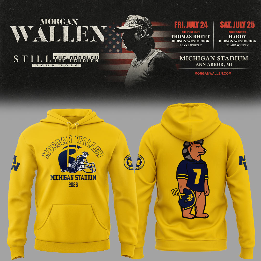 Exclusive Morgan Wallen x Michigan Football Hoodie 2026