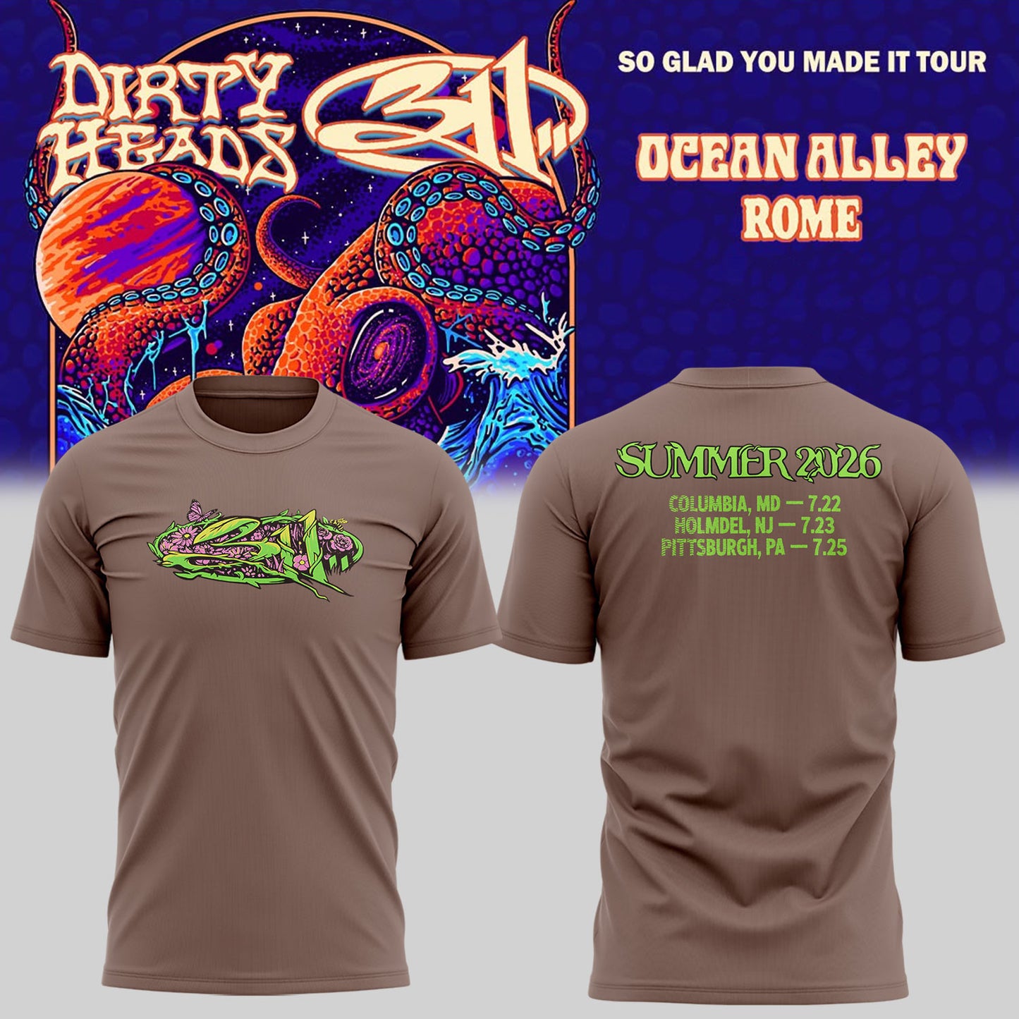 Limited Edition So Glad You Made It Tour 2026 Tshirt