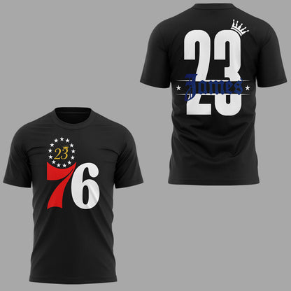Limited Edition Welcome LBJ To The Sixers Shirt