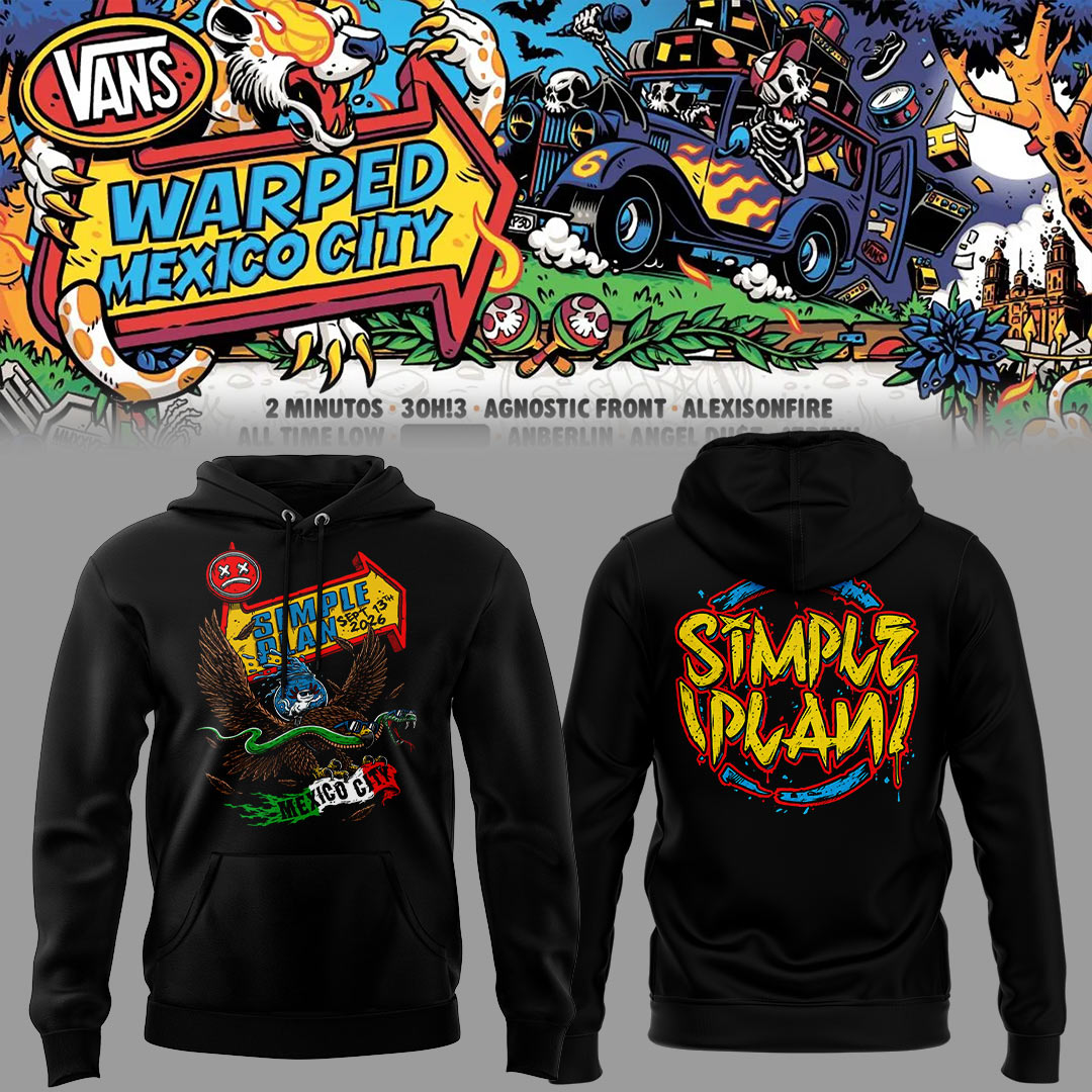 Limited Edition Vans Warped Tour Mexico City 2026 Hoodie