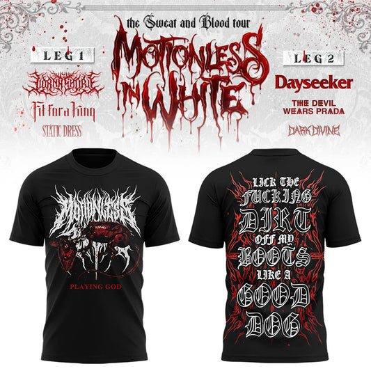 Limited Edition The Sweat & Blood Tour 2026 Tshirt