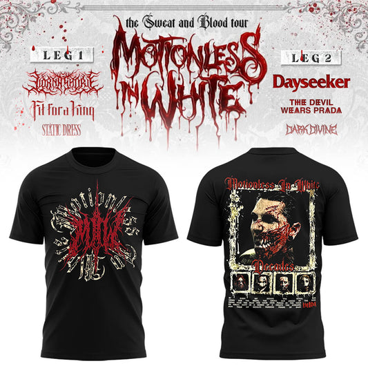 Limited Edition The Sweat & Blood Tour 2026 Tshirt