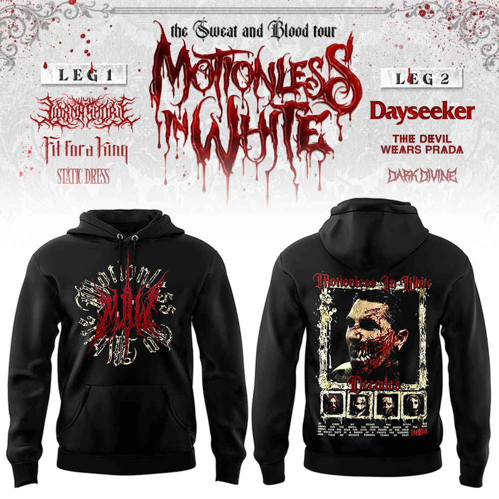 Limited Edition The Sweat & Blood Tour 2026 Hoodie