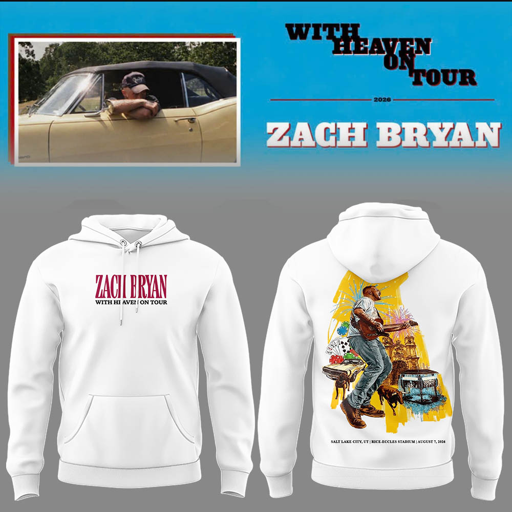 Limited Zach “With Heaven On Tour 2026.” Hoodie