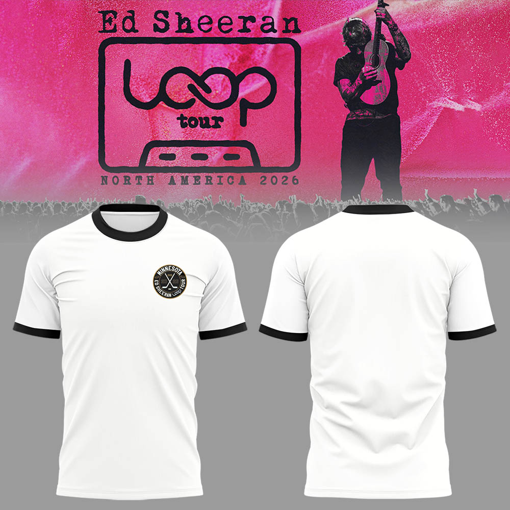 Ed “North American Loop Tour 2026” at U.S. Bank Stadium,MN 🎸➕✖️➗ Shirt