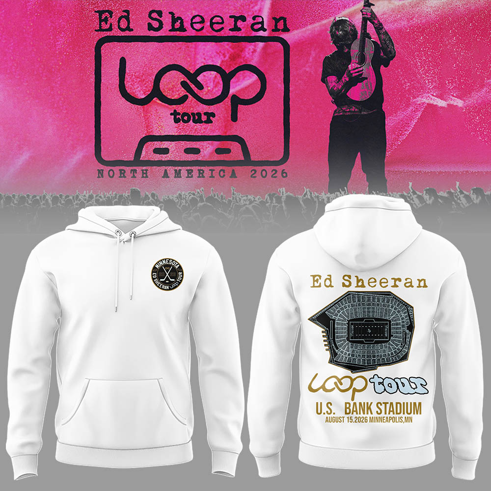 Ed “North American Loop Tour 2026” at U.S. Bank Stadium,MN 🎸➕✖️➗Hoodie