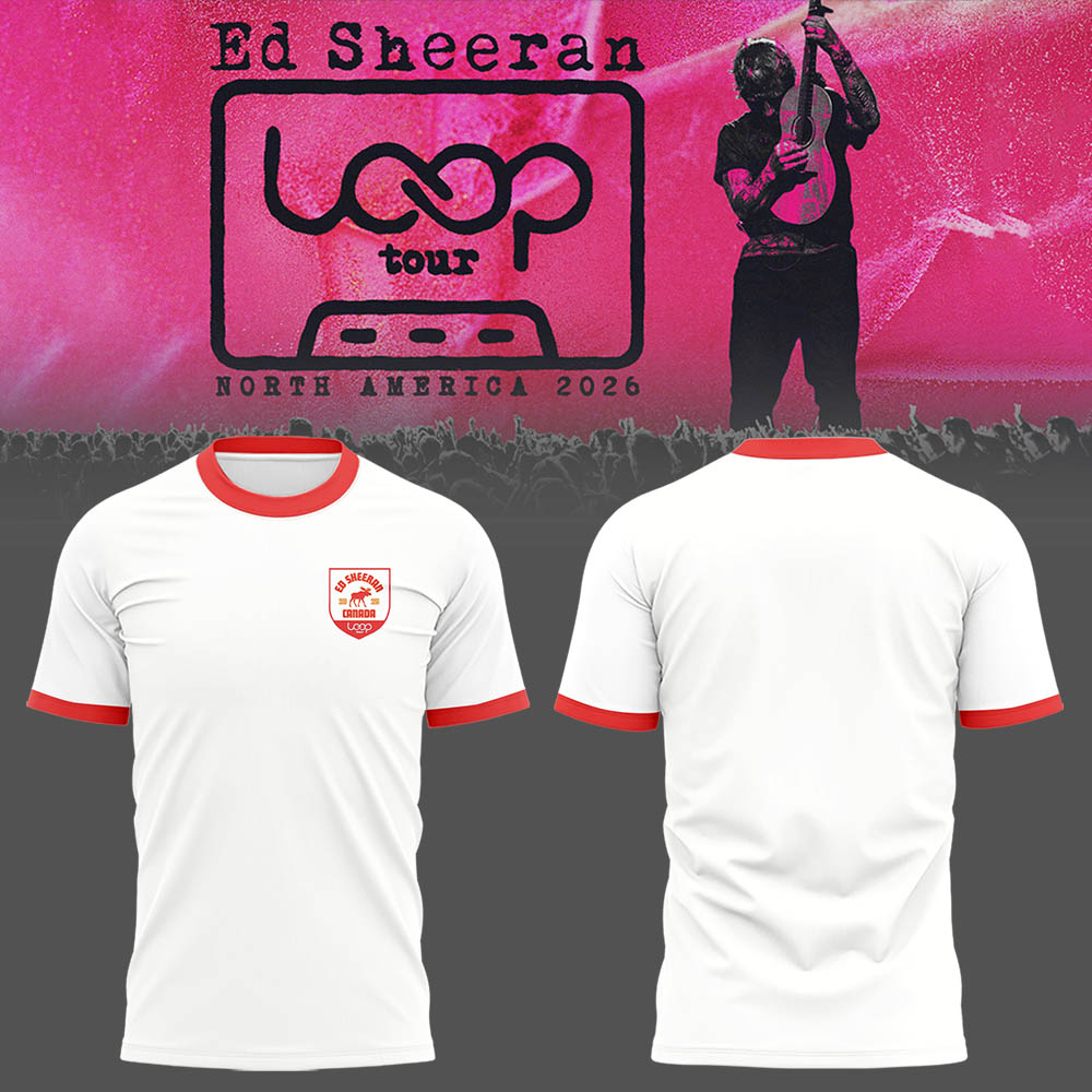 Ed “North American Loop Tour 2026” at Rogers Centre,ON 🎸➕✖️➗ Shirt