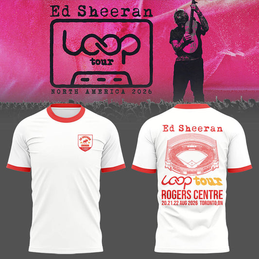 Ed “North American Loop Tour 2026” at Rogers Centre,ON 🎸➕✖️➗ Shirt