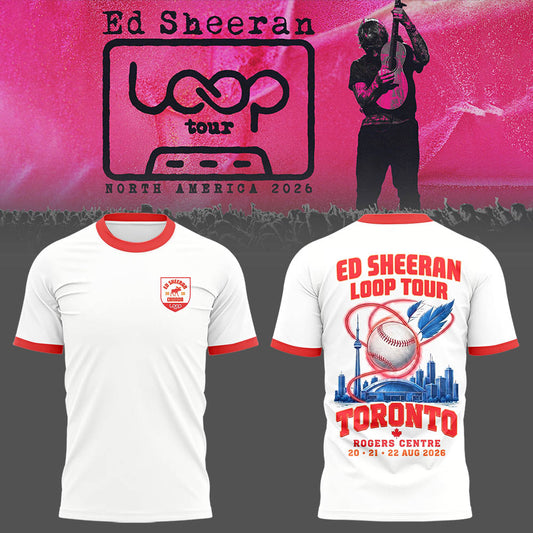 Ed “North American Loop Tour 2026” at Rogers Centre,ON 🎸➕✖️➗ Shirt